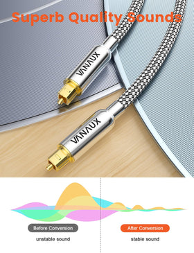 VANAUX 33FT length suits home theater layouts and long-distance connections.
