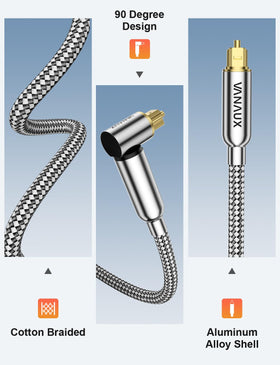 VANAUX gold-plated connectors detail for durable performance