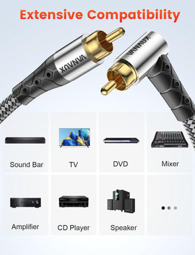 VANAUX premium audio cable supports clear bass and accurate midrange.