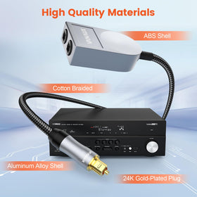 VANAUX next to hand showing 0.5m cable scale and tidy placement benefit