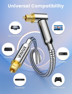 VANAUX space-saving setup beside a wall-mounted TV