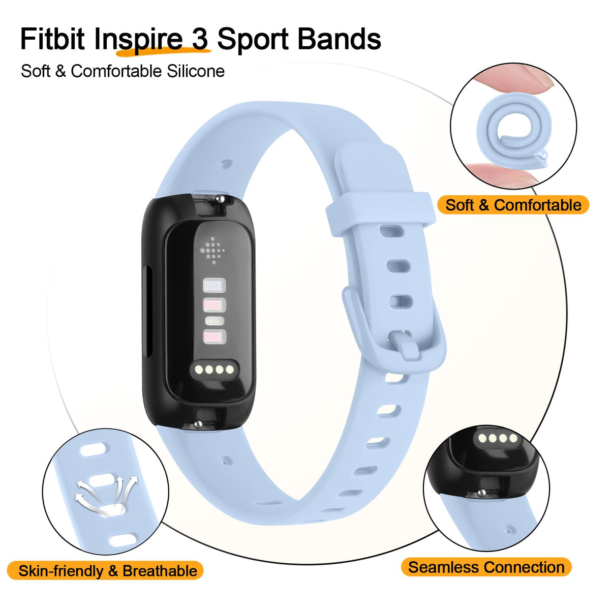 Vancle Inspire 3 succulent band water friendly and comfy