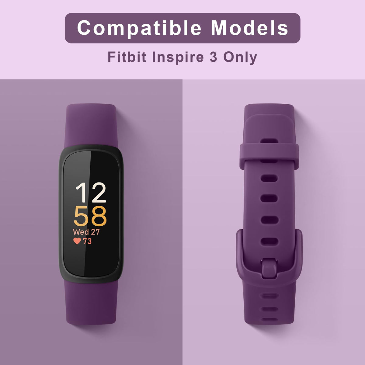 Vancle Inspire 3 navy blue band for versatile, sport-ready wear
