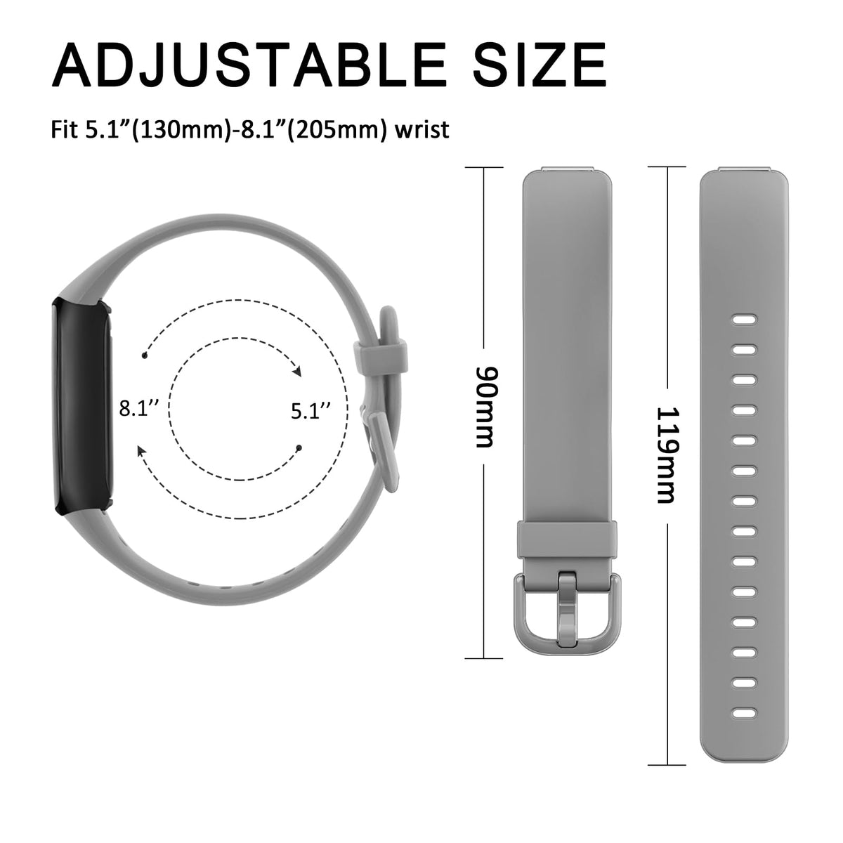 Vancle Inspire 3 purple band for vibrant outfits and activity tracking