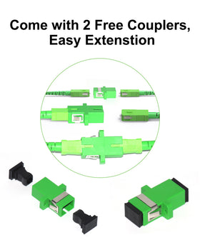 VANDESAIL SC/APC connectors provide precise termination for reliable links.