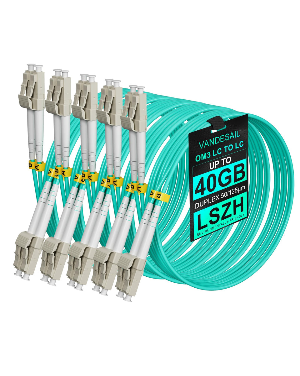 VANDESAIL OM3 duplex LC-LC patch cable 2m6ft for fast data center links