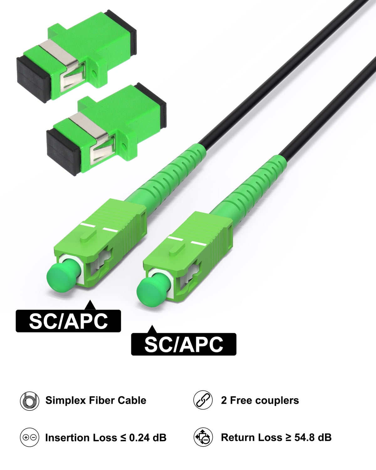 VANDESAIL OS2 9/125μm fiber core detail for high quality transmission.