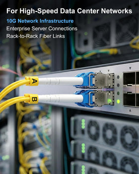 Vandesail OS2 9/125um single-mode fiber supports long-distance transmission.