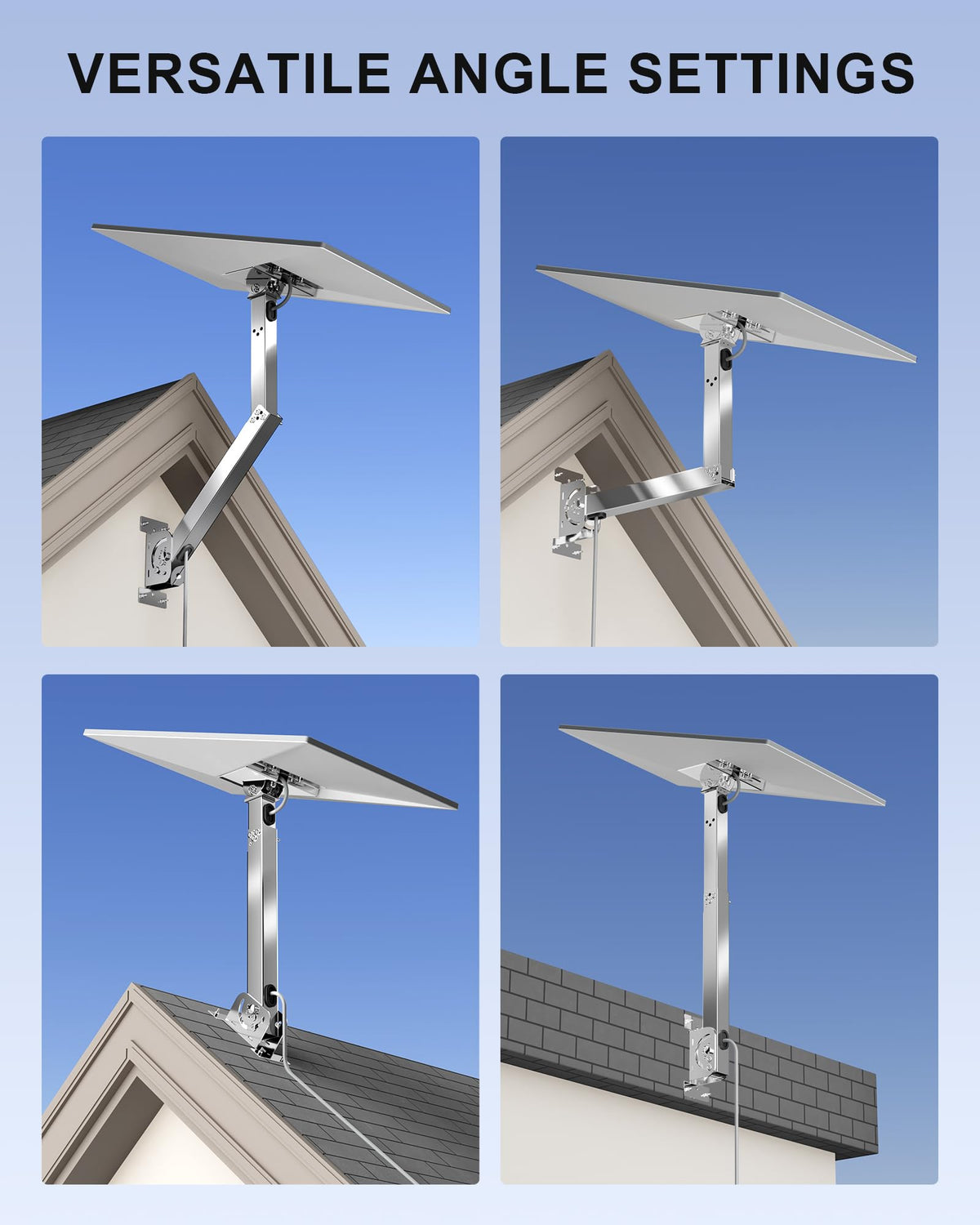 VANDESAIL isosceles triangle support demonstrating structural stability benefit