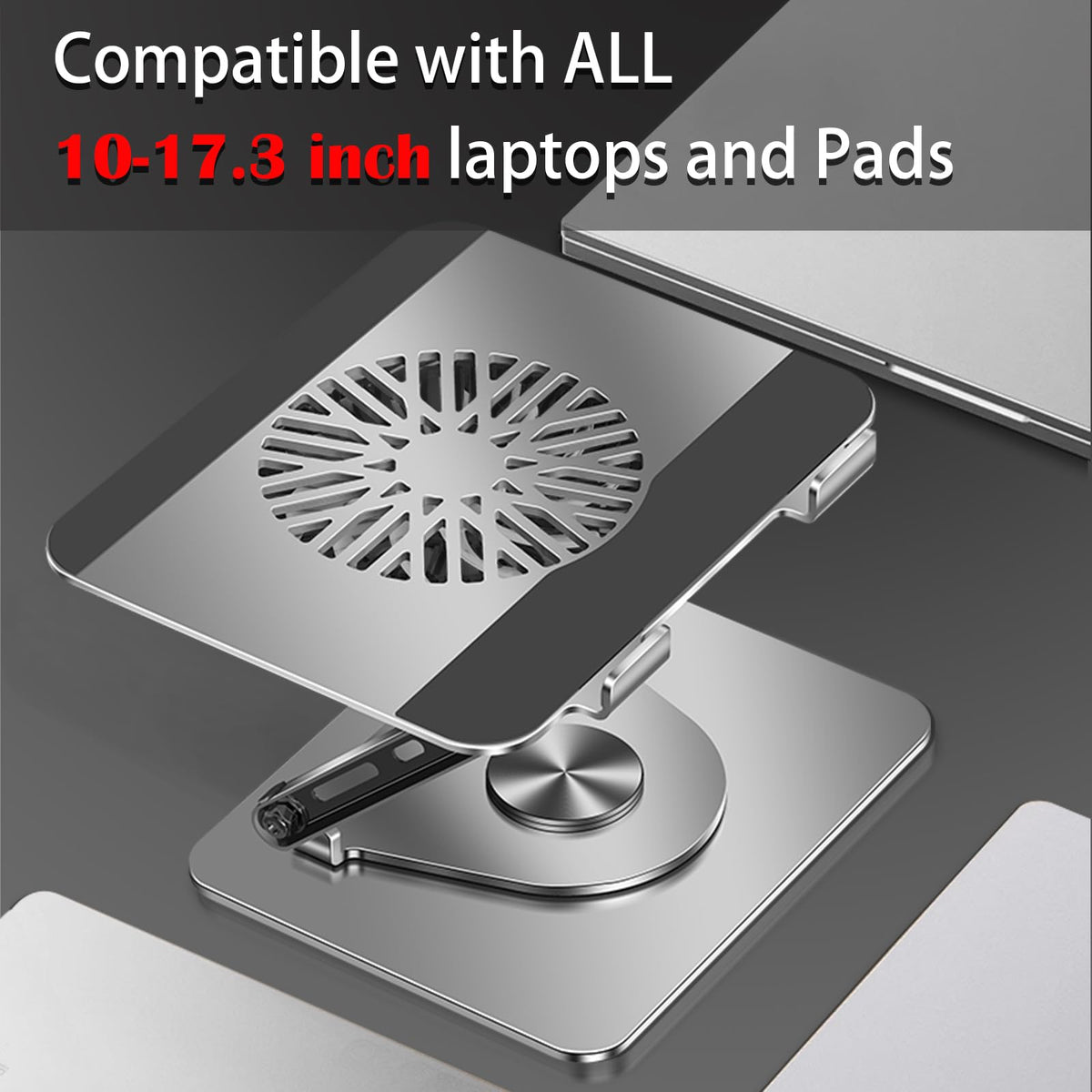VanFeb closeup of 5-inch cooling fan improving heat dissipation