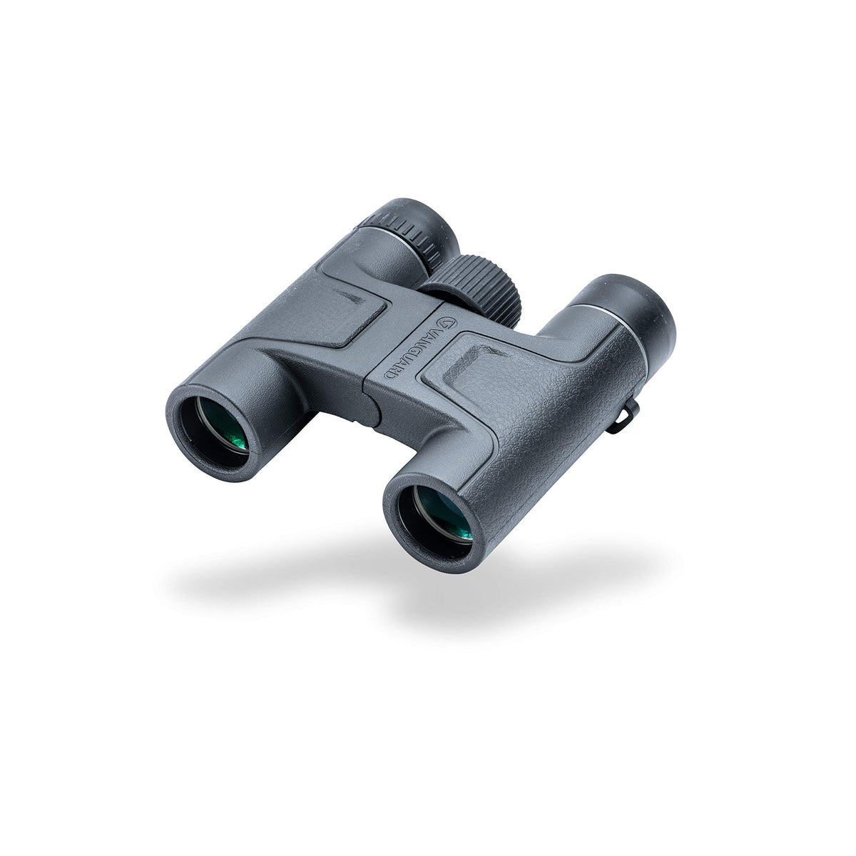Vanguard Vesta 10x25 close-up shows smooth center focus for quick adjustments.