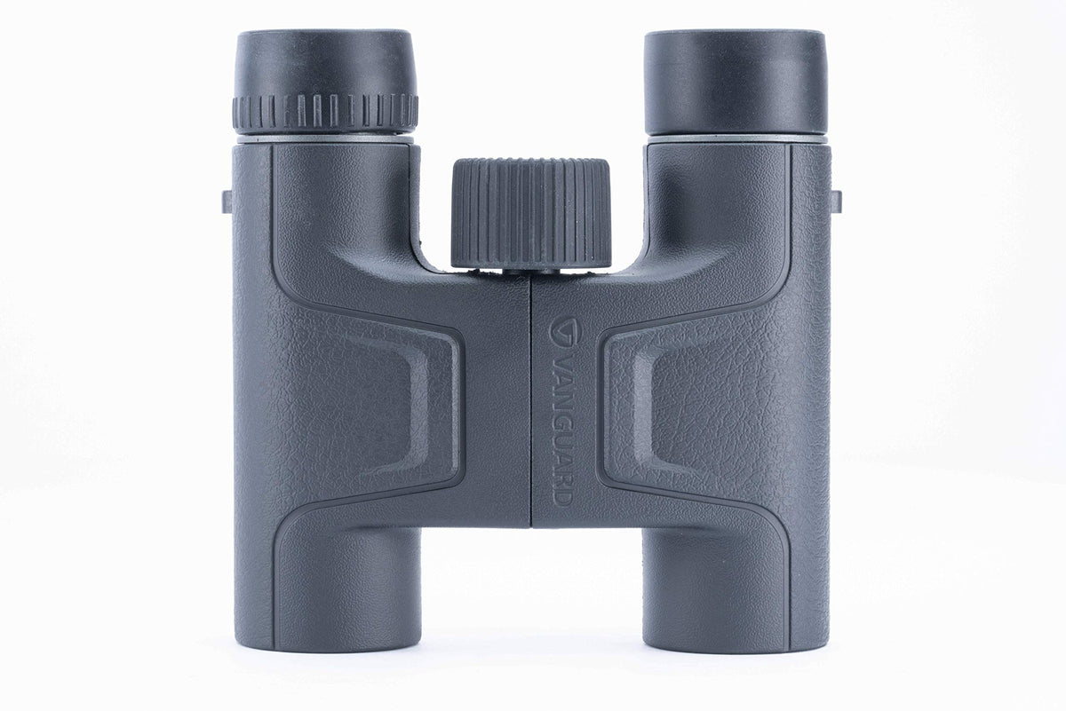 Vanguard Vesta 10x25 waterproof housing ready for rugged outdoor use.