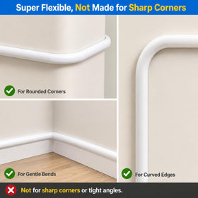 Vannesse cord hider raceway installs without tools for a quick, clean setup