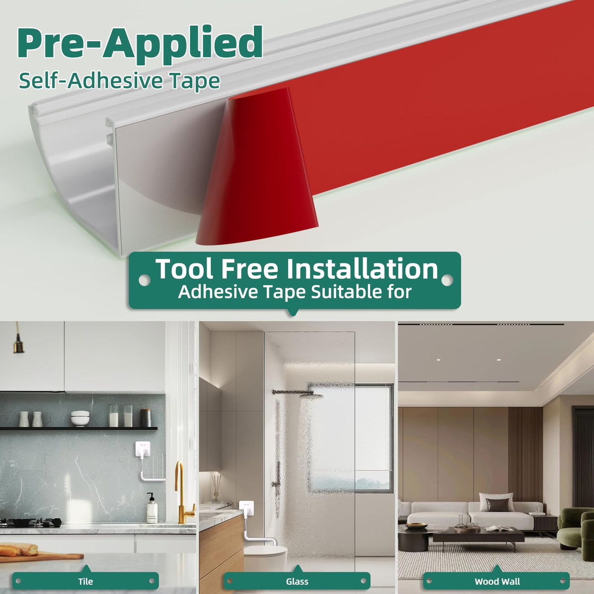 Vannesse cord hider raceway white low profile blends with walls