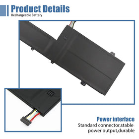 VANPIR battery side profile placed beside a hand for scale, demonstrates compact design