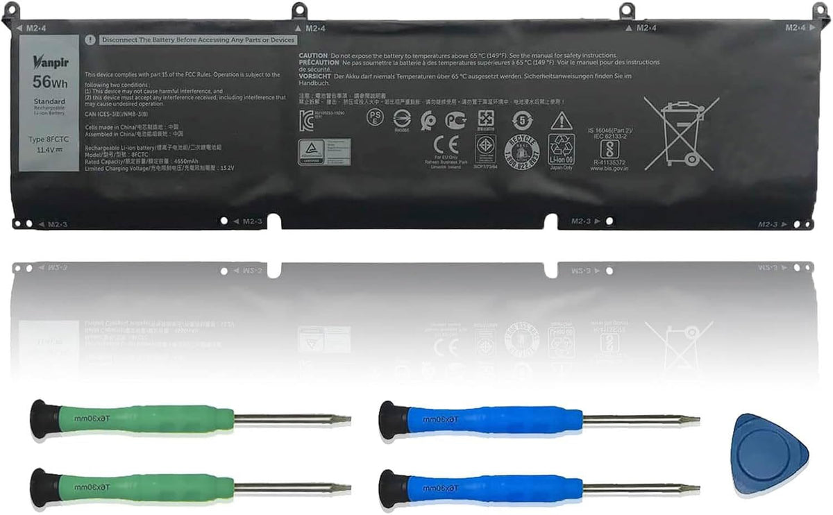 VANPIR front packaging shows model and capacity for easy identification and confidence