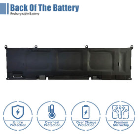VANPIR battery installed in Dell XPS 15 demonstrating restored portable runtime