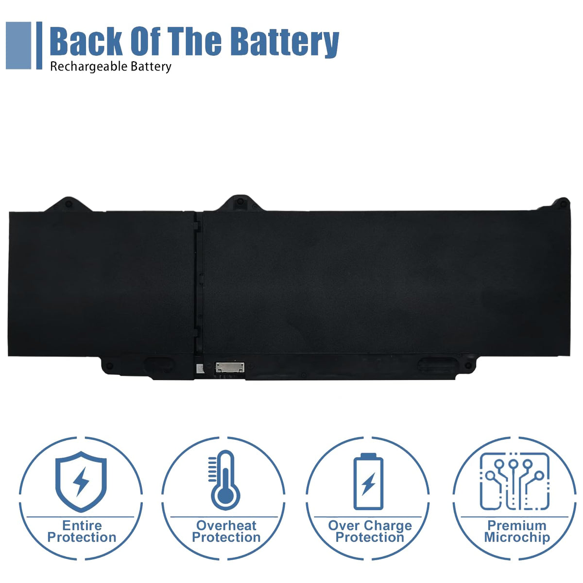 VANPIR battery installed in Dell laptop demonstrating easy replacement