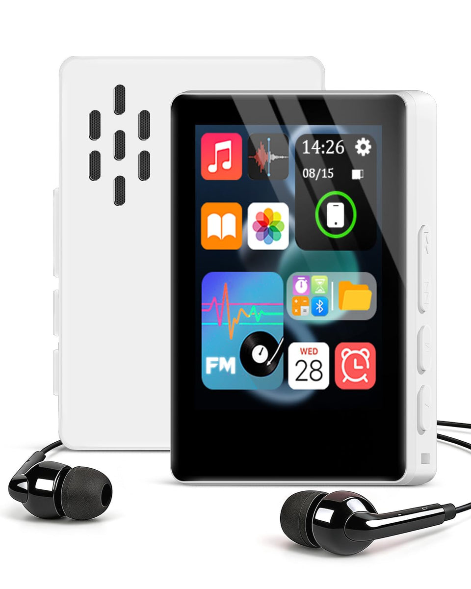 VANSING 32GB MP3 Player with Bluetooth 5.2 for seamless wireless listening.