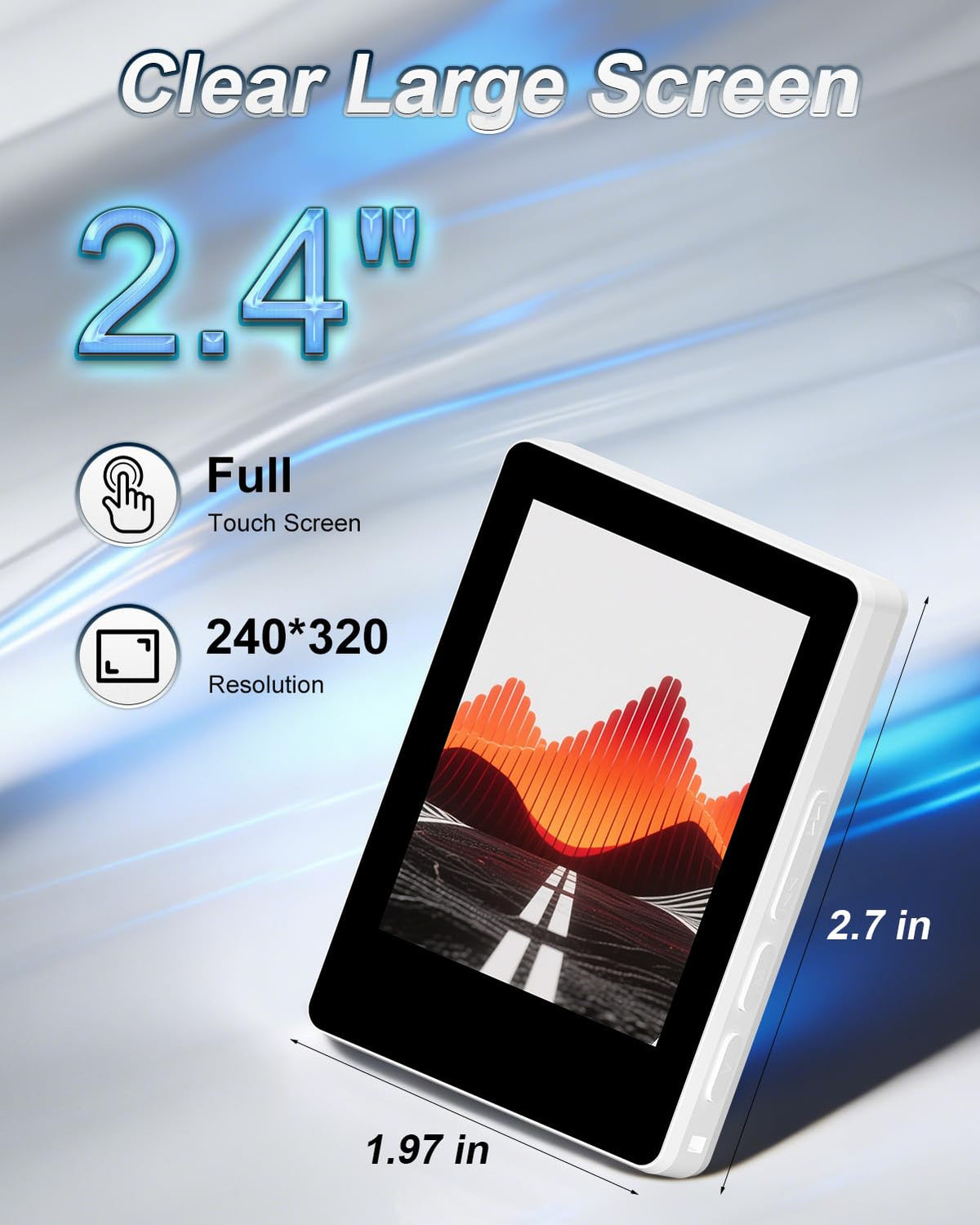 VANSING TF-card expansion up to 512GB for ample music storage.
