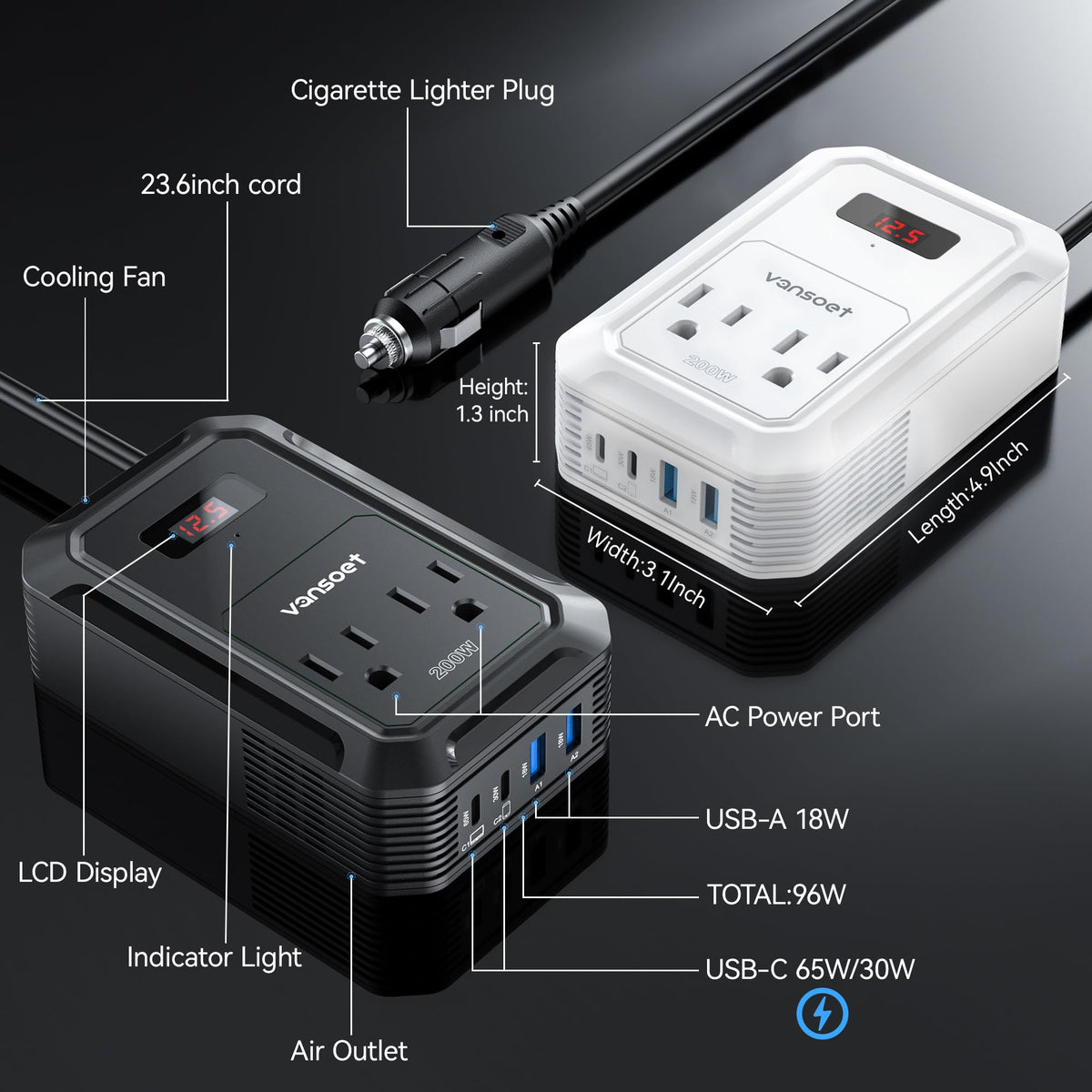 Vansoet smart cooling fan reduces noise during use