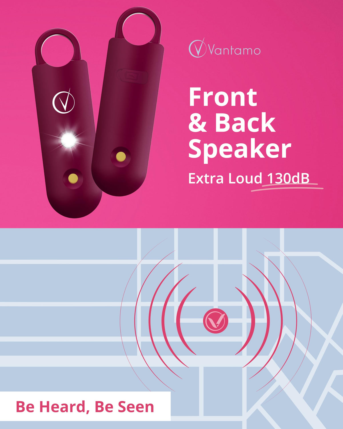 Vantamo held in hand to show scale and easy everyday carry convenience