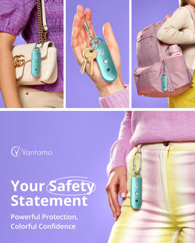 Vantamo rechargeable panic button keeps you ready with quick recharges.