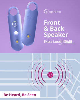 Vantamo rechargeable panic button stays ready with simple recharge for on-the-go protection