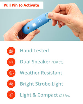 Vantamo held in hand for scale, lightweight and easy to carry