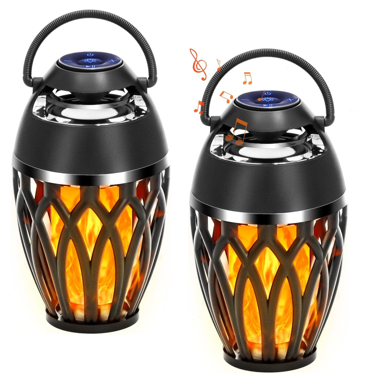 Vanten front view showing speaker and packaging, attractive presentation benefit