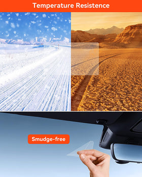 Vantrue drop-prevention design keeps dash cam firmly in place