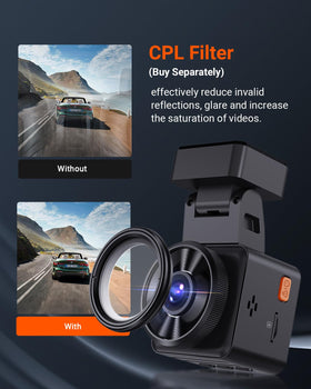 Vantrue E1 Lite 24H parking mode maintains surveillance when parked.
