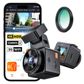 Vantrue E1 Pro 4K front camera captures crisp road footage