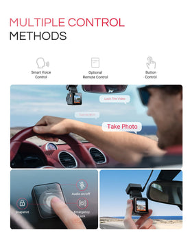 Vantrue E1 Pro loop recording with adjustable segments for continuous coverage.