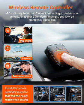 Vantrue E2 G‑sensor locks crucial footage after a collision