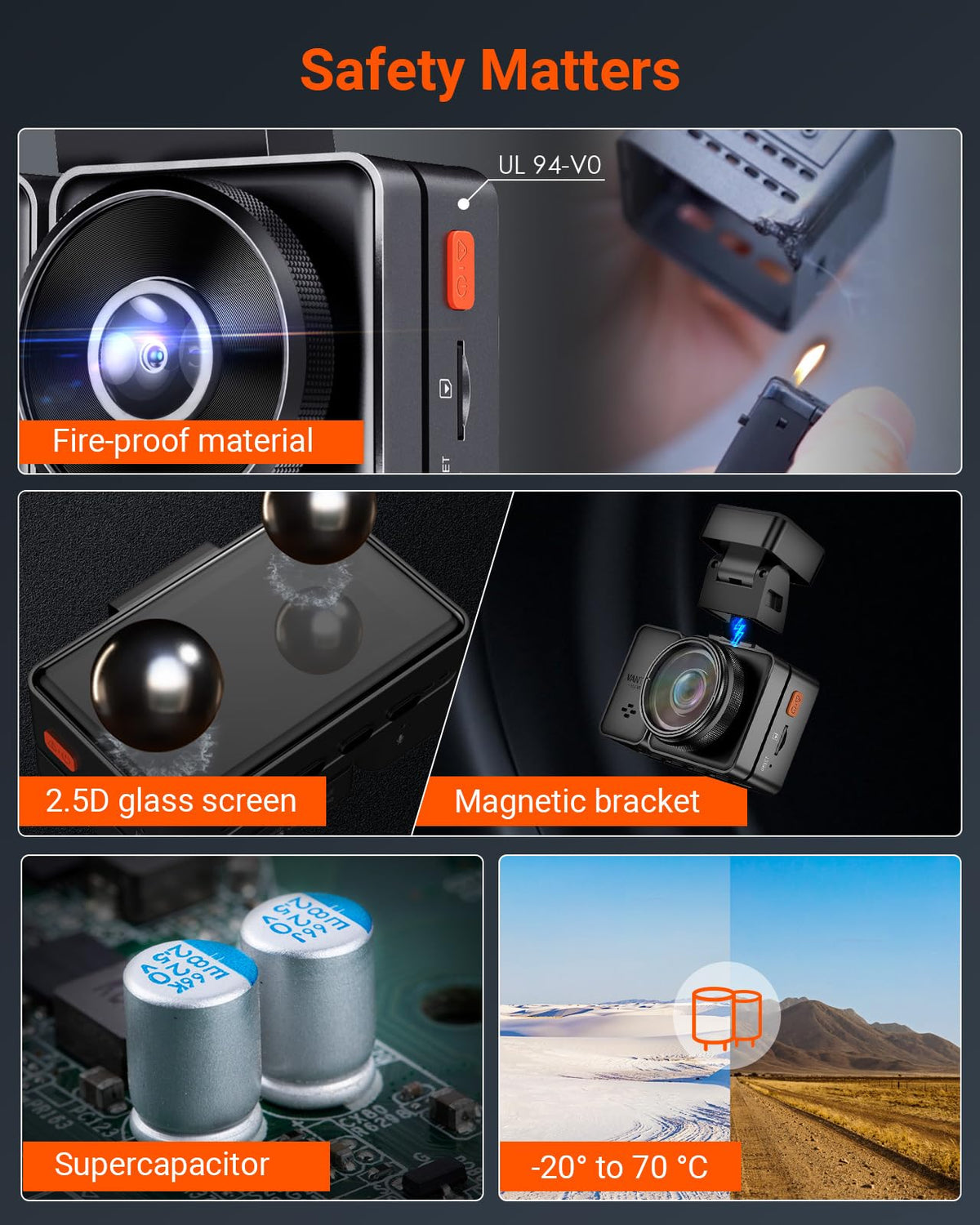 Vantrue E2 night vision 2.0 reveals clearer scenes in low light