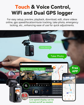 Vantrue E360 Plus parking monitor stays vigilant with 24/7 detection.