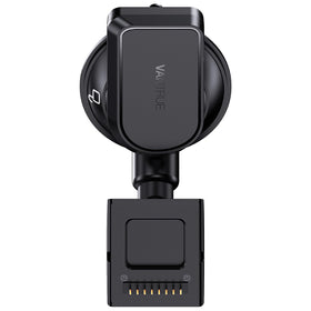Vantrue N2X GPS mount with suction cup on windshield for secure dash cam capture