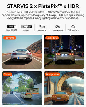 Vantrue N2X interior cabin camera documents in-car activity discreetly.