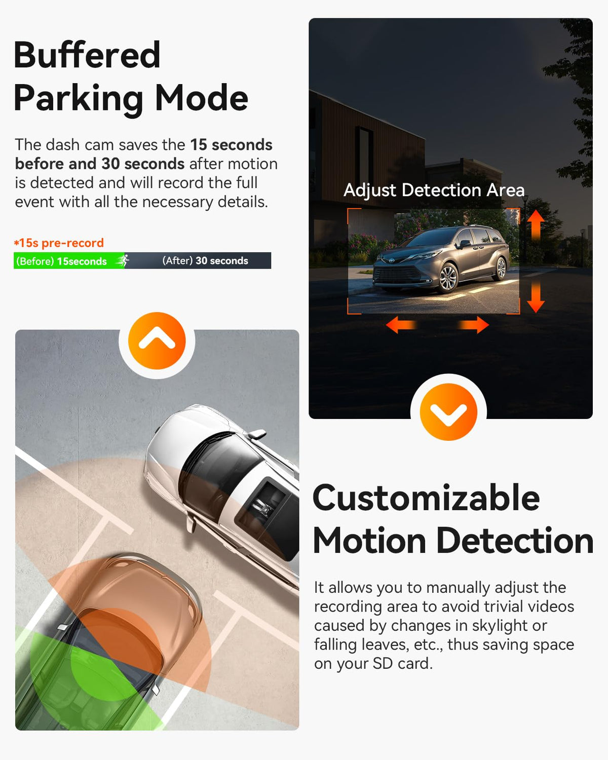 STARVIS 2 HDR night vision boosts low-light clarity.