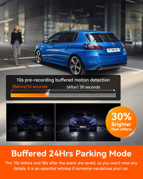 Vantrue N4 Pro HDR night vision enhances low-light clarity.