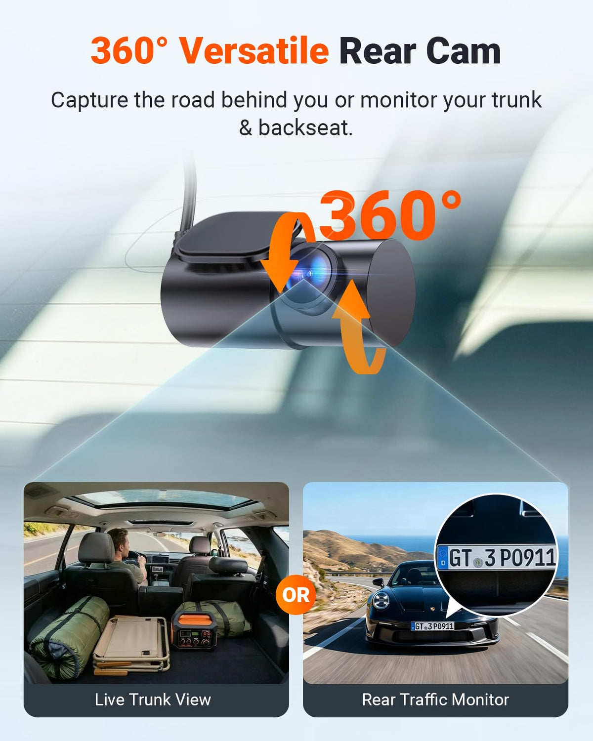 Vantrue N4 Pro S 5G WiFi and GPS enable quick transfer and route data.