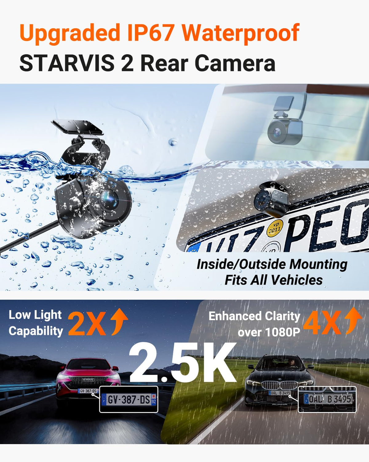 Vantrue N4 Pro S cabin view 1080p helps driver monitoring