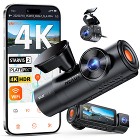 Vantrue N4 Pro S front 4K camera captures sharp road details for evidence