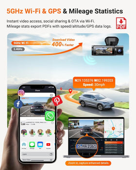 Vantrue N4 Pro S GPS tagging for precise event location