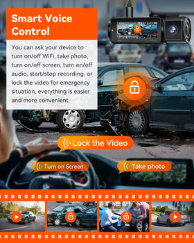Vantrue N5 parking mode buffers footage for post-incident review.