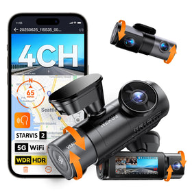 Vantrue N5S front camera captures 2.7K road view clearly.