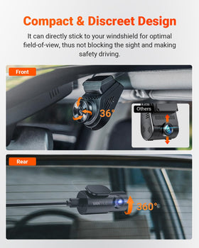 Vantrue S1 Pro 24/7 parking mode with motion detection and alerts