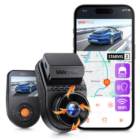 Vantrue S1 Pro front camera with STARVIS 2 sensor for clear daytime footage
