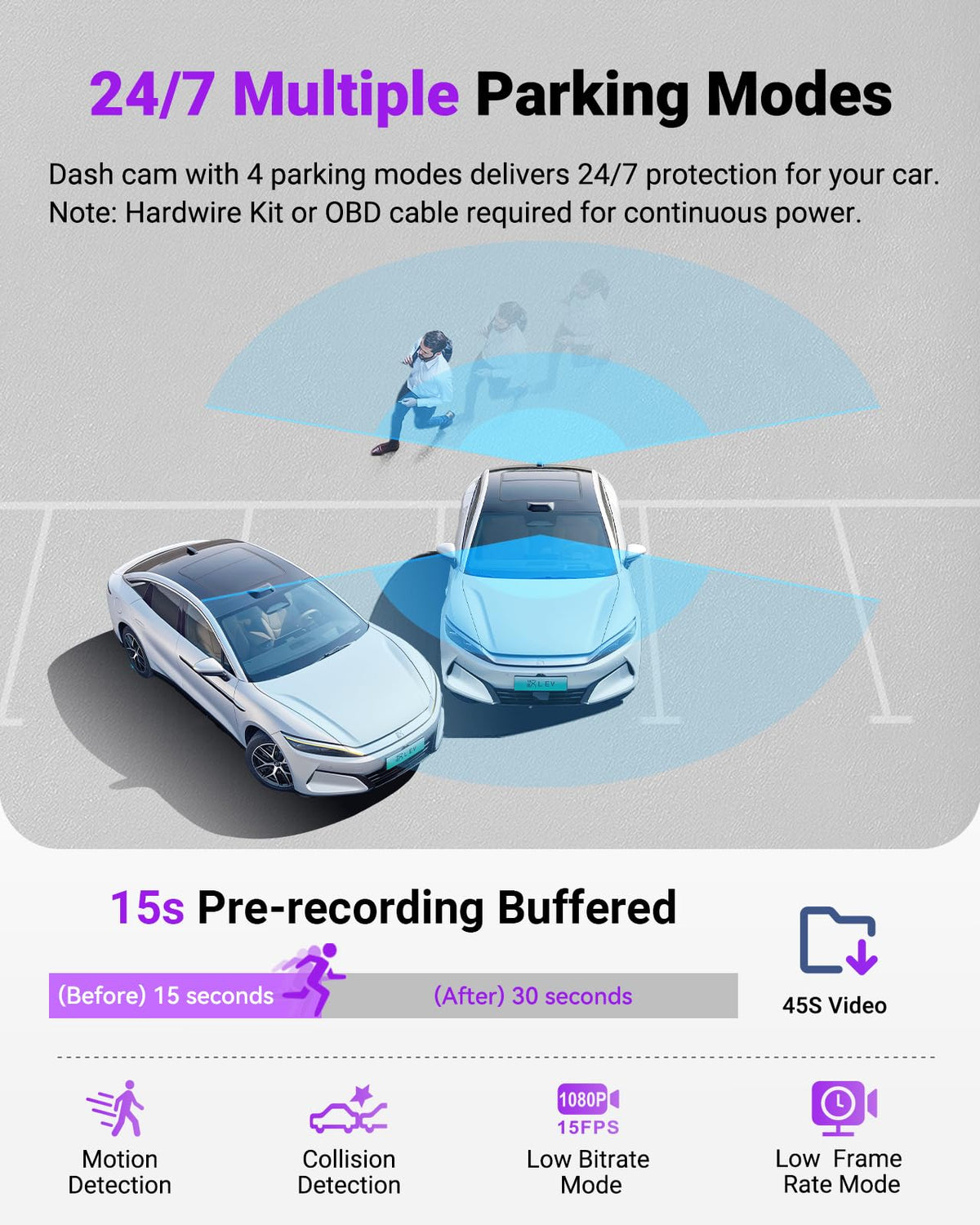 Vantrue PlatePix night vision sharpens plate clarity after dark
